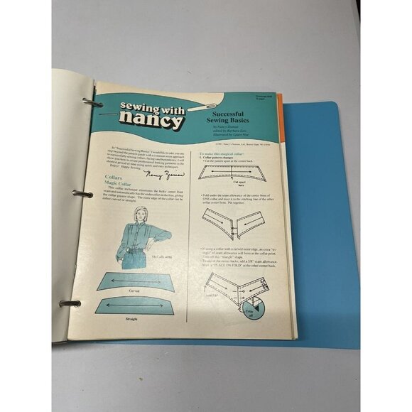 Sewing With Nancy Series In Binder Hard To Find - Picture 13 of 16